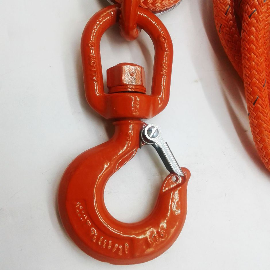 Blocks for Synthetic Fiber Rope with loose swivel hooks N-411B