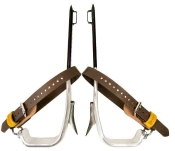 Bashlin Industries #BD12-1N Climbers Steel with Bottom Straps