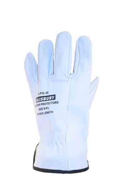 Glove Protector,10,Cream,PR SALISBURY Import Goatskin Elec ILPG10/10 Cream 